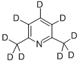 2，6-DIMETHYLPYRIDINE-D9 Chemische Struktur