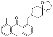 2，6-dimethyl-2'-[8-(1，4-dioxa-8-azaspiro[4.5]decyl)methyl]benzophenone Chemical Structure