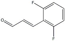 2，6-Difluorocinnamaldehyde Chemical Structure