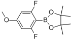 2，6-Difluoro-4-methoxyphenylboronic acid pinacol ester Chemical Structure