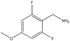 2，6-Difluoro-4-Methoxybenzylamine Chemical Structure