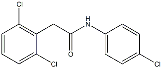 2，6-Dichloro-N-(4-chlorophenyl)-benzeneacetamide Chemical Structure