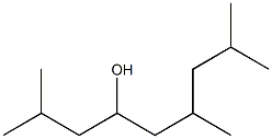 2，6，8-Trimethyl-4-nonanol Chemische Struktur