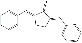 2，5-Dibenzylidenecyclopentanone 化学構造