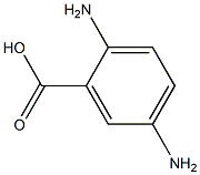 2，5-Diaminobenzoic Acid Chemical Structure