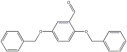 2，5-Bis(benzyloxy)benzaldehyde Chemische Struktur