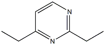 2，4-Diethylpyrimidine Chemische Struktur