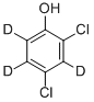 2，4-Dichlorophenol-d3 Chemical Structure