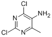 2，4-dichloro-6-methylpyrimidin-5-amine Chemical Structure