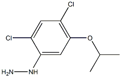 2，4-Dichloro-5-(1-methylethoxy)phenylhydrazin Chemical Structure