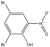 2，4-Dibromo-6-nitrophenol Chemische Struktur