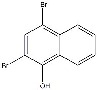 2，4-Dibromo-1-Naphthol Chemische Struktur