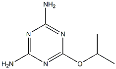 2，4-Diamino-6-isopropoxy-1，3，5-triazine التركيب الكيميائي