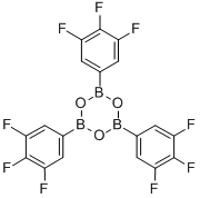 2，4，6-Tris(3，4，5-trifluorophenyl)boroxin 化学構造