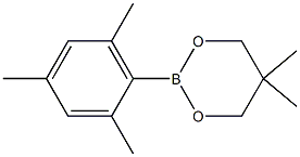 2，4，6-Trimethylbenzeneboronic acid neopentyl glycol cyclic ester Chemische Struktur