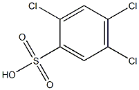 2，4，5-Trichlorobenzenesulfonic Acid Hydrate Chemical Structure