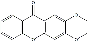 2，3-Dimethoxyxanthone Chemical Structure