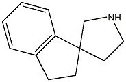 2，3-dihydrospiro[indene-1，3'-pyrrolidine] 化学構造