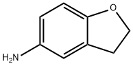 2，3-Dihydrobenzofuran-5-amine 化学構造