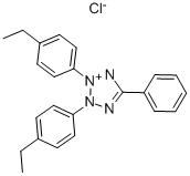 2，3-Bis(4-ethylphenyl)-5-phenyltetrazolium Chloride التركيب الكيميائي