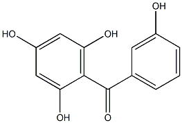 2，3'，4，6-Tetrahydroxybenzophenone Chemische Struktur