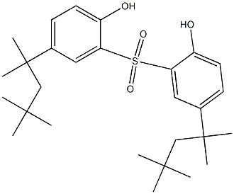 2，2'-Sulfonylbis(4-tert-octylphenol) Chemical Structure