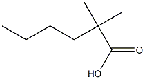 2，2-Dimethylhexanoic Acid التركيب الكيميائي