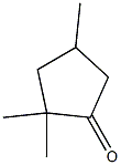 2，2，4-Trimethylcyclopentanone التركيب الكيميائي