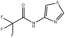 2，2，2-Trifluoro-N-4-thiazolyl-acetamide 化学構造