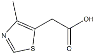 2-(4-Methyl-5-thiazolyl)acetic Acid Chemical Structure