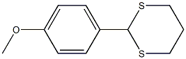 2-(4-Methoxyphenyl)-1，3-dithiane Chemical Structure