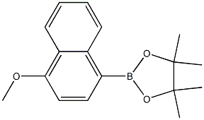 2-(4-Methoxynaphthalen-1-yl)-4，4，5，5-tetramethyl-1，3，2-dioxaborolane Chemical Structure