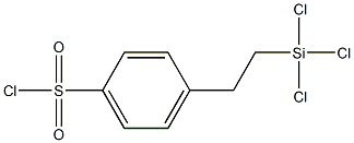 2-(4-Chlorosulphonylphenyl)ethyl trichlorosilanein methylene chloride Chemische Struktur