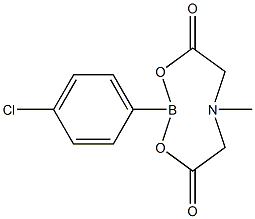 2-(4-Chlorophenyl)-6-methyl-1，3，6，2-dioxazaborocane-4，8-dione Chemical Structure