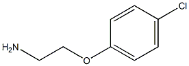 2-(4-Chlorophenoxy)ethylamine Chemical Structure