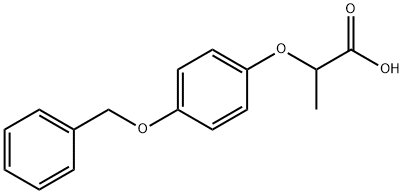 2-(4-(benzyloxy)phenoxy)propanoic acid Chemical Structure