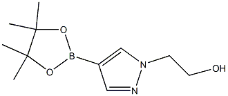 2-(4-(4，4，5，5-Tetramethyl-1，3，2-dioxaborolan-2-yl)-1H-pyrazol-1-yl)ethanol Chemical Structure