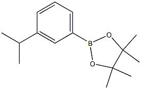 2-(3-Isopropylphenyl)-4，4，5，5-tetramethyl-1，3，2-dioxaborolane Chemical Structure