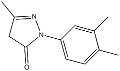 2-(3，4-dimethylphenyl)-5-methyl-4H-pyrazol-3-one Chemische Struktur