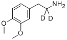 2-(3，4-DIMETHOXYPHENYL)ETHYL-1，1-D2-AMINE التركيب الكيميائي