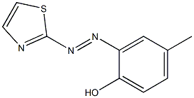 2-(2-Thiazolylazo)-p-cresol Chemical Structure