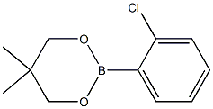 2-(2-Chlorophenyl)-5，5-dimethyl-1，3，2-dioxaborinane Chemical Structure