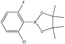 2-(2-Chloro-6-fluorophenyl)-4，4，5，5-tetramethyl-1，3，2-dioxaborolane Chemical Structure