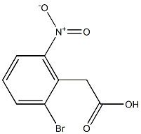 2-(2-Bromo-6-nitrophenyl)acetic Acid Chemical Structure