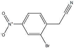 2-(2-Bromo-4-nitrophenyl)acetonitrile 化学構造