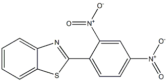 2-(2，4-Dinitrophenylthio)benzothiazole Chemical Structure