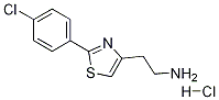 2-(2-(4-Chlorophenyl)thiazol-4-yl)ethan-1-amine hydrochloride التركيب الكيميائي