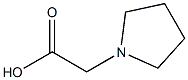 2-(1-Pyrrolidyl)acetic Acid Chemische Struktur