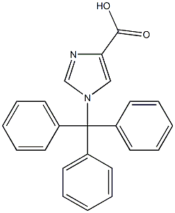 1-Trityl-1H-imidazole-4-carboxylic acid Chemical Structure