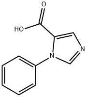 1-Phenyl-1H-imidazole-5-carboxylic acid Chemical Structure